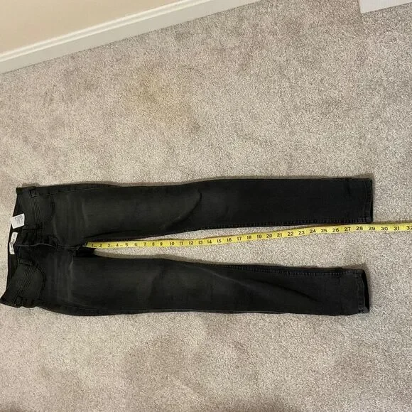 Hollister black super skinny jeans, low rise three button size 1/w 25 - Picture 2 of 8